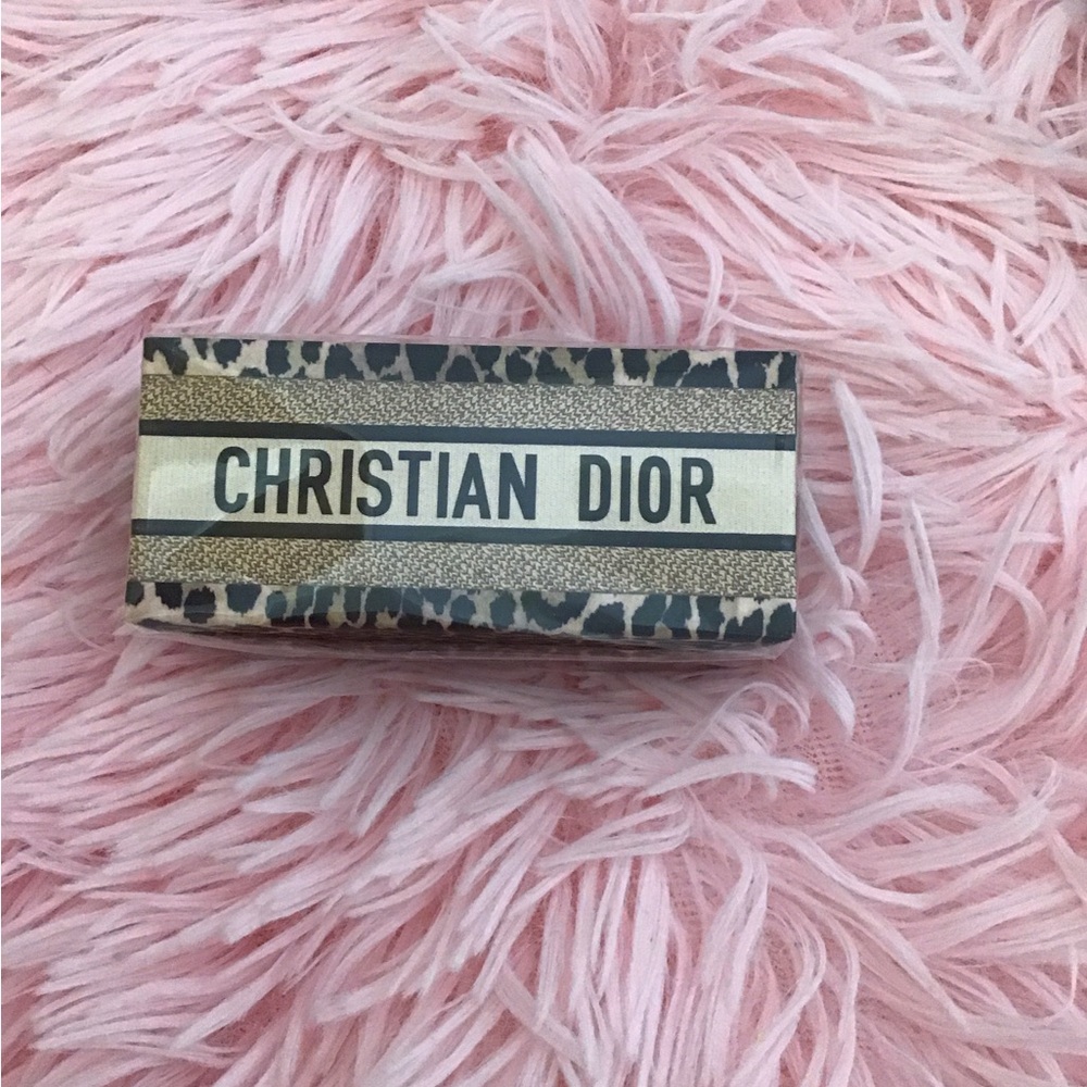 New Dior Leopard Print Anim Mitzah Lipstick empty Case (no lipstick)